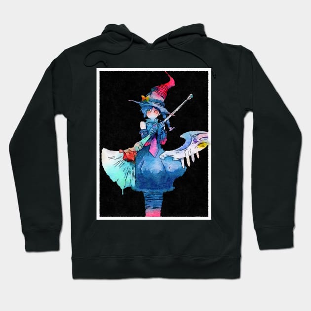 Magical Fairy Watercolor Hoodie by Watery